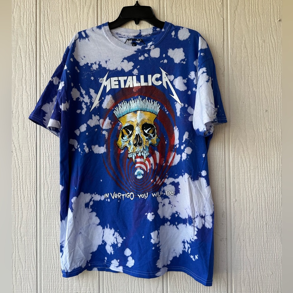 NEW Metallica Tie Dye Graphic Tee